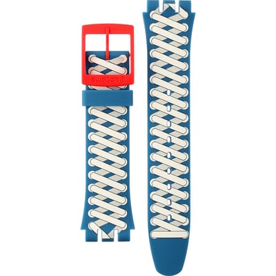 Swatch Plastic - Originals Large (41mm) SUO/SO29/SO32 ASUOW143 SUOW143 Con-tro-verse Horlogeband