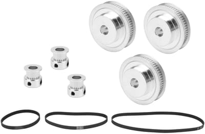 Allecto - 20 Tanden Synchroon Wiel - Distributieriem Katrollen - Aluminiumlegering - 60 Tanden Synchronisatie Wielriem - Ideaal voor Freesmachines ...