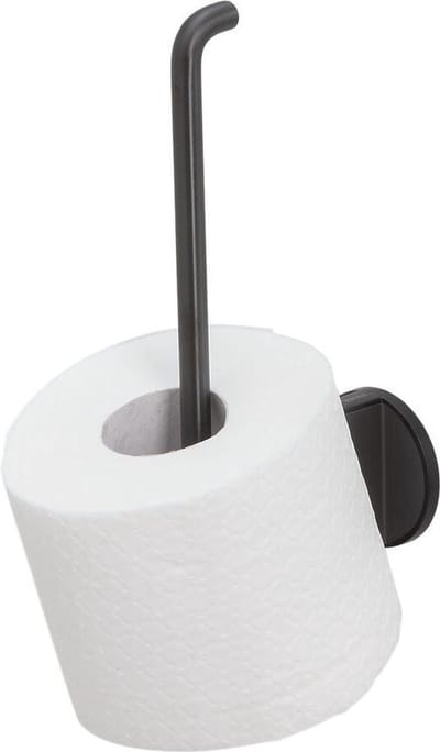 Tiger Tune - Reserverolhouder - Zonder boren - Zelfklevend 3M tape - Zwart metaal geborsteld / Zwart - Gunmetal black