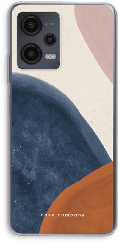 Case Company® - Hoesje geschikt voor Xiaomi Redmi Note 12 hoesje - Geo #1 - Soft Cover Telefoonhoesje - Bescherming aan alle Kanten en Schermrand