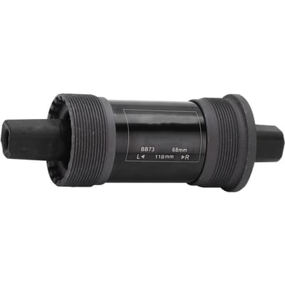 Boîtier de pédalier scellé pour VTT 68 mm Axe en acier avec vis pour pédalier à carré 118 mm 4,65 pouces gray