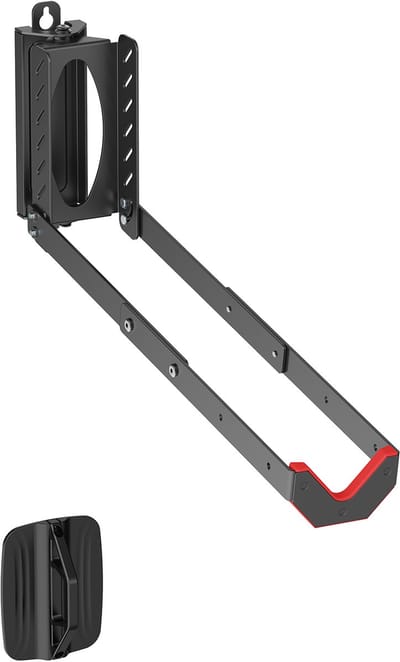 Maclean MC-498 - Fietsbeugel - Fietsenrek wandbevestiging 35kg - zwart