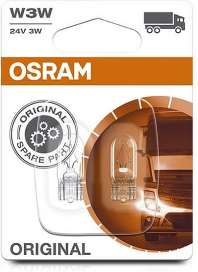 Gloeilamp voor de auto Osram OS2841-02B 3W Vrachtwagen 24 V W3W