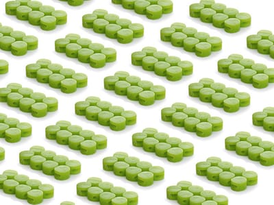 Plombeerzegels | 1000 stuks| Ø9mm |groen