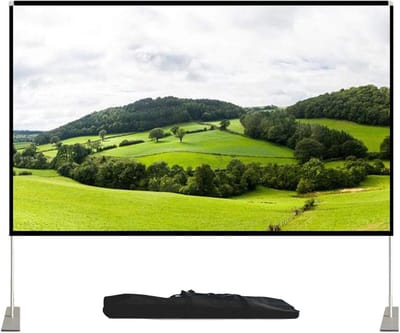 Projectiescherm - Filmscherm Beamer - Home Cinema - Kreukvrij Draagbaar - 120 Inch - Wit