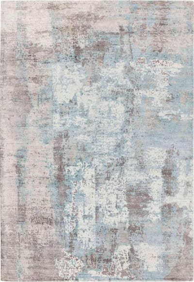 Easy Living - Gatsby-Blue Vloerkleed - 160x230  - Rechthoek - Laagpolig Tapijt - Industrieel - Blauw, Grijs