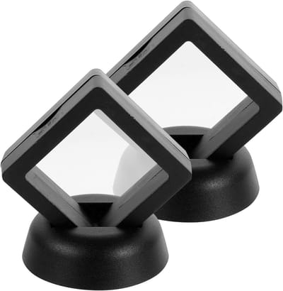 Hanging Frame Coin Ring Houder voor Sieraden - Heldere Displays voor Munten en Sieradenpresentatie, Perfect als Cadeau en voor Organisatie