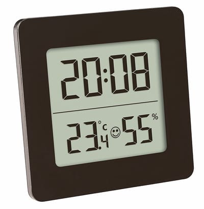 Digitale Hygrometer Thermometer voor Binnenklimaat met Alarm en Snooze Funkite