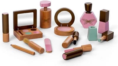 Houten Make-up Set - Speel Make-up - Kinderspel - 13 Delig - 13 Delig - Niet Van Toepassing