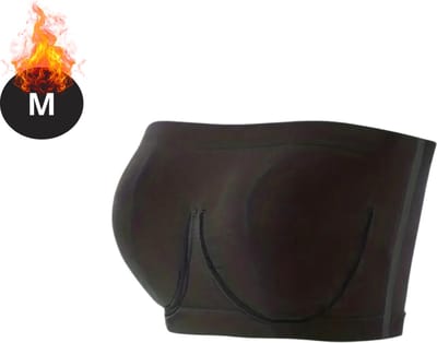 Bovista BH Zonder Beugel - Zonder Bandjes - Push-up Bh's - Comfort Beha - Comfortabel - Sterk - Zwart - Maat M