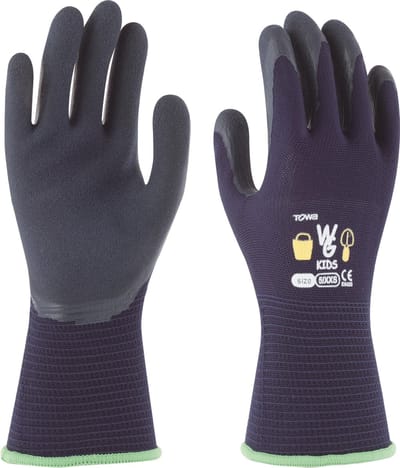 WithGarden Kids 384 – Tuinhandschoenen – Werkhandschoenen – Grip – Marineblauw – Maat XXS/5