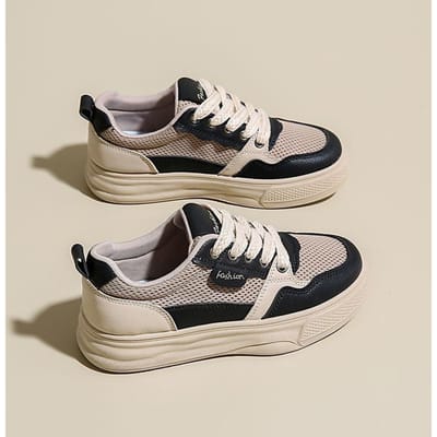 Nieuwe Stijl Dames Zomerschoenen voor Ademende Canvas Schoenen voor Dames Koreaanse Stijl Veelzijdig Dikke Zool Sport en Casual Lage Schoenen Trendy Schoenen 40