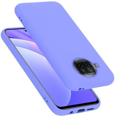 Cadorabo Hoesje geschikt voor Xiaomi Mi 10T LITE in LIQUID LICHT PAARS - Beschermhoes gemaakt van flexibel TPU silicone Case Cover