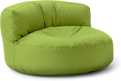 LUMALAND Beanbag Lounge: Zitzak voor uw goedgevulde sit-in | Ontdek modern, knuffelbaar design & relax in stijl in- & outdoor I Met aanpasbare EPS vulling | 90 x 50 cm
