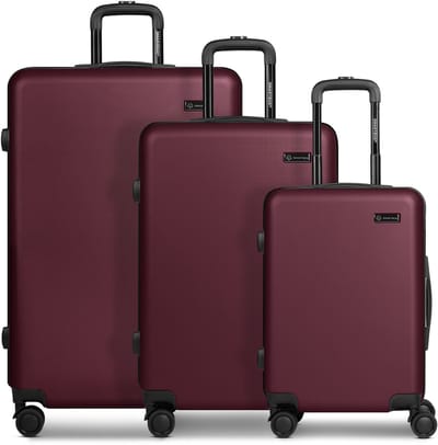 Smartbox Edition 05 4 wielen Kofferset 3-delig - Harde bagage - Combinatieslot - burgundy