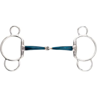 Mors 3 of 4 ringen voor paard simpele breuk Kavalkade Ergonomic