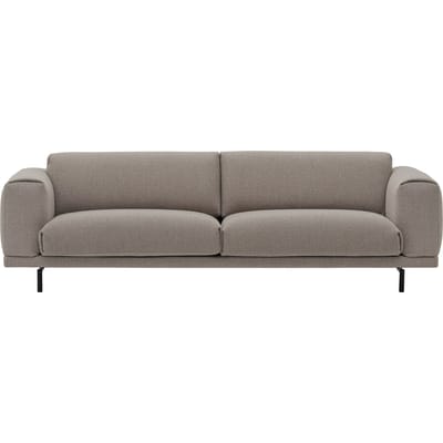 Muuto Rest 3-zitsbank - Hearth 6 - Zwart