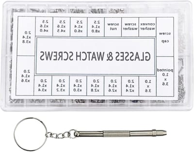 Reparatieset Brillen - Kleine Schroeven - Precisie Reparatie - Inclusief Opbergdoos - 1000 Stuks - Niet Van Toepassing