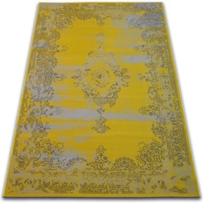 Kleden Rugsx Tapijt Vintage Rosette 22206/025 Geel 80x150 cm