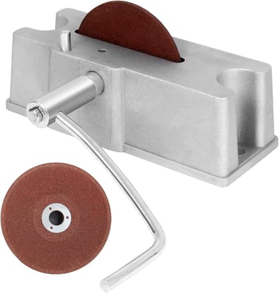 Zuigerveer Vijl - Zuigerring Slijper - Motoronderhoud - Handmatige Bediening - 120 Grit Schijf - Aluminium