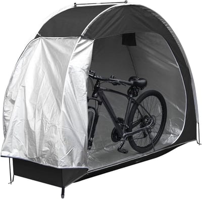 Waterdichte Fietstent voor Buitenopslag, Duurzaam en Portable voor Fietsen, Tuingereedschap en Grasmaaiers, 210D Oxford Stof, Ideaal voor Tuinen en Terrassen
