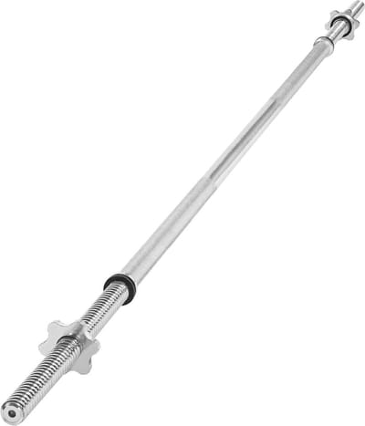 Halterstang voor Thuisgym - Verchroomd Staal, 25mm Diameter, Verkrijgbaar in 120cm, 150cm en 180cm