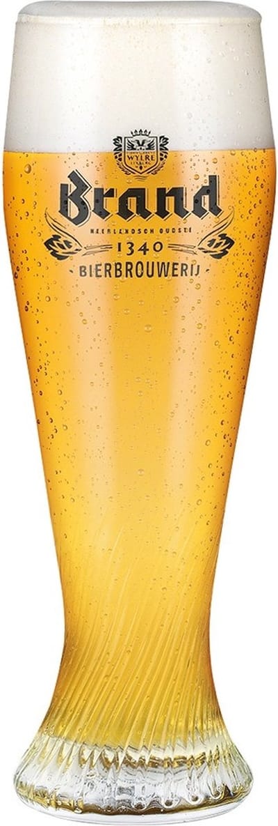 Brand speciaal bierglazen - Weizen - 30cl - 6 stuks