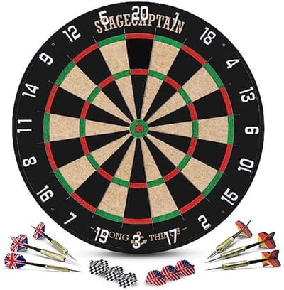 Professioneel Sisal Dartbord met Darts en Accessoires - Ideaal voor Thuisgebruik