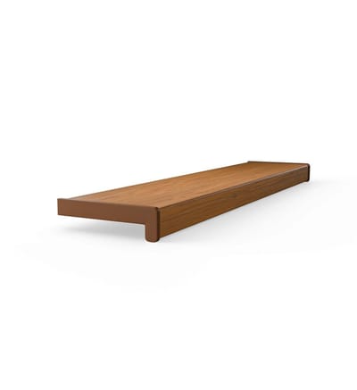 DQ-PP RAAMBOEK PVC - 20 cm x 160 cm - Eikenhout Goud - Vensterbank - voor Binnengebruik - Binnenvensterbank - Binnen - Per meter - Woonkamer - Decoratie - Kunststof