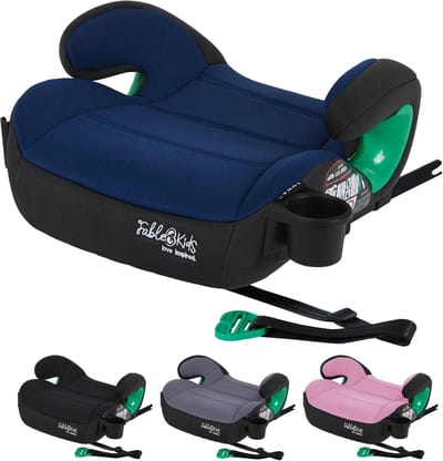 Zitverhoger voor Kinderen met ISOFIX en 3-Punts Veiligheidsgordel - Geschikt voor 125-150 cm
