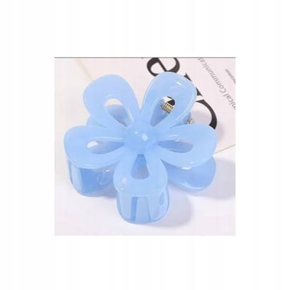 ECARLA Haarclip Bloemen Transparant Blauw - SP276N
