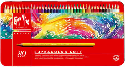 Caran d'Ache Supracolor Soft blik 80 aquarelpotloden