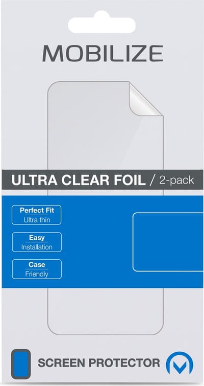 Mobilize Screenprotector geschikt voor Apple iPhone X | Mobilize Screenprotector Folie - Case Friendly (2-Pack)