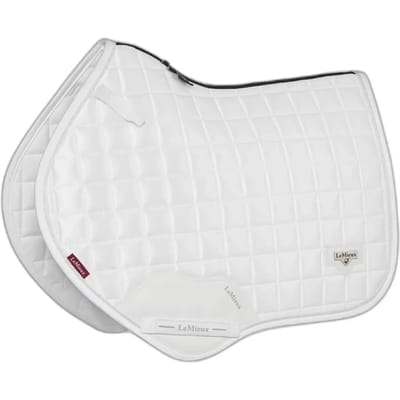 Lemieux Zadeldek Lemieux Loire Classic Square Close Contact Springen Wit