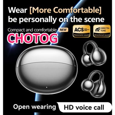 CHOTOG Nieuwe M110 AI Draadloze Vertalingsoordopjes Bluetooth 5.4 AI Real-time Vertaling Met Microfoon 360 °   Geluidsdichte, antislip oorclip sport-oplaadhoes
