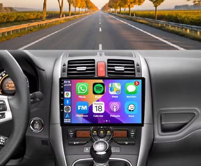 Autoradio 4/64 met Carplay en Android auto | Geschikt voor Toyota Auris E150 2006-2012 | Radio scherm met Navigatie | 2006 2007 2008 2009 2010 2011 2012