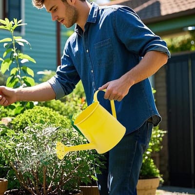 Plantengieter Lange Tuit - Water Gieter Vaas - Binnen en Buiten Tuinieren - Duurzaam Metalen Ontwerp - 1 Liter Capaciteit