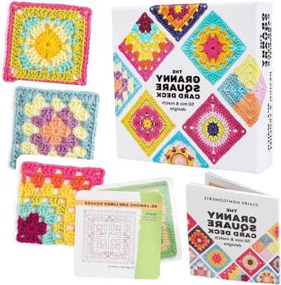 Haakkaarten met Granny Squares, 50 Mix & Match Patronen voor Creatieve Haakprojecten en Inspiratie
