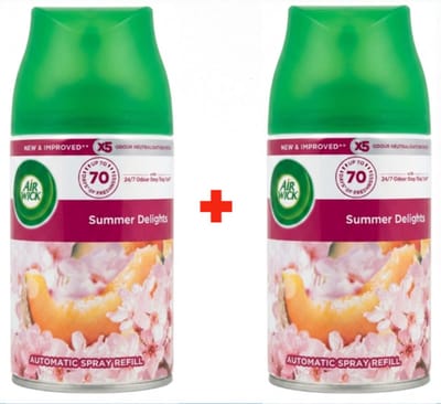 Air Wick Freshmatic Automatische Spray Luchtverfrisser - Life Scents Zalige Zomer - Navulling 250ml x2
