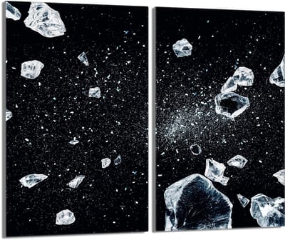 TMK ArtDeko Serie - Snijplank Glas - 30x52 cm - Loodvrij