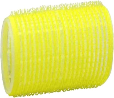 Haarrollers Jumbo - Krulspelden Set - Krullen Maken - Zonder Klem - 6 Stuks 66mm - Geel