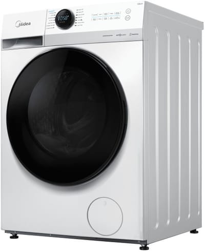 Midea MF200W80WB/W-HR - Wasmachine - Wit - Voorlader - 1400 rpm - 76 dB - 8 kg nominale capaciteit - A label - 48 l Waterverbruik (per cyclus, programma eco 40-60)