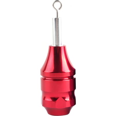 Matériel de Tatouage Manche 25mm Manche d'Aiguille de Tatouage Manche Ergonomique de Tatouage Grip Cartouche de Tatouage rouge