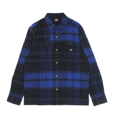 Nimmons Heren Shirt Lange Mouw L/s Shirt Donker Marine