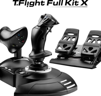 Thrustmaster T.Flight Full Kit X - Joystick, Throttle en TFRP Rudder Pedalen - voor PC en XBOX Series X|S