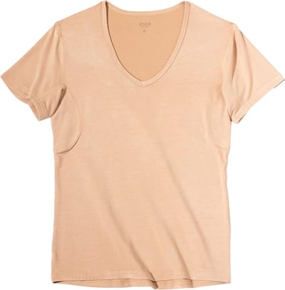 Anti-zweet shirt - Onderhemd zweet - Zweetvlekken voorkomen - Okselpads - Korte mouwen - Wit