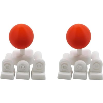 3D Geprint Creatieve Joystick Keycap Mechanisch Toetsenbord Externe Game Joystick Arcade Game Rocker voor WASD Mechanisch Toetsenbord Cross-as Gaming Keycap 2pcs