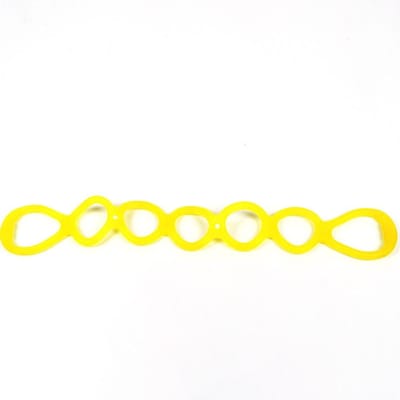 7-Rings Rekweerstandsband voor Yoga Fitness Workout Been Hand Arm Fysiotherapie Siliconen Oefenapparaat Stretcher
