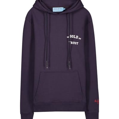 In Gold We Trust Sustain Hoodie Purple Size: XS | Hoodies Outlet | Unisex | Paars