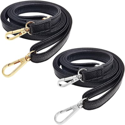Verstelbare Leren Schouderbanden voor Handtassen - Vervangende Tasriemen voor Dames en Heren, Zwart, 85-150cm, Ideaal voor Crossbody Tassen en Rugzakken